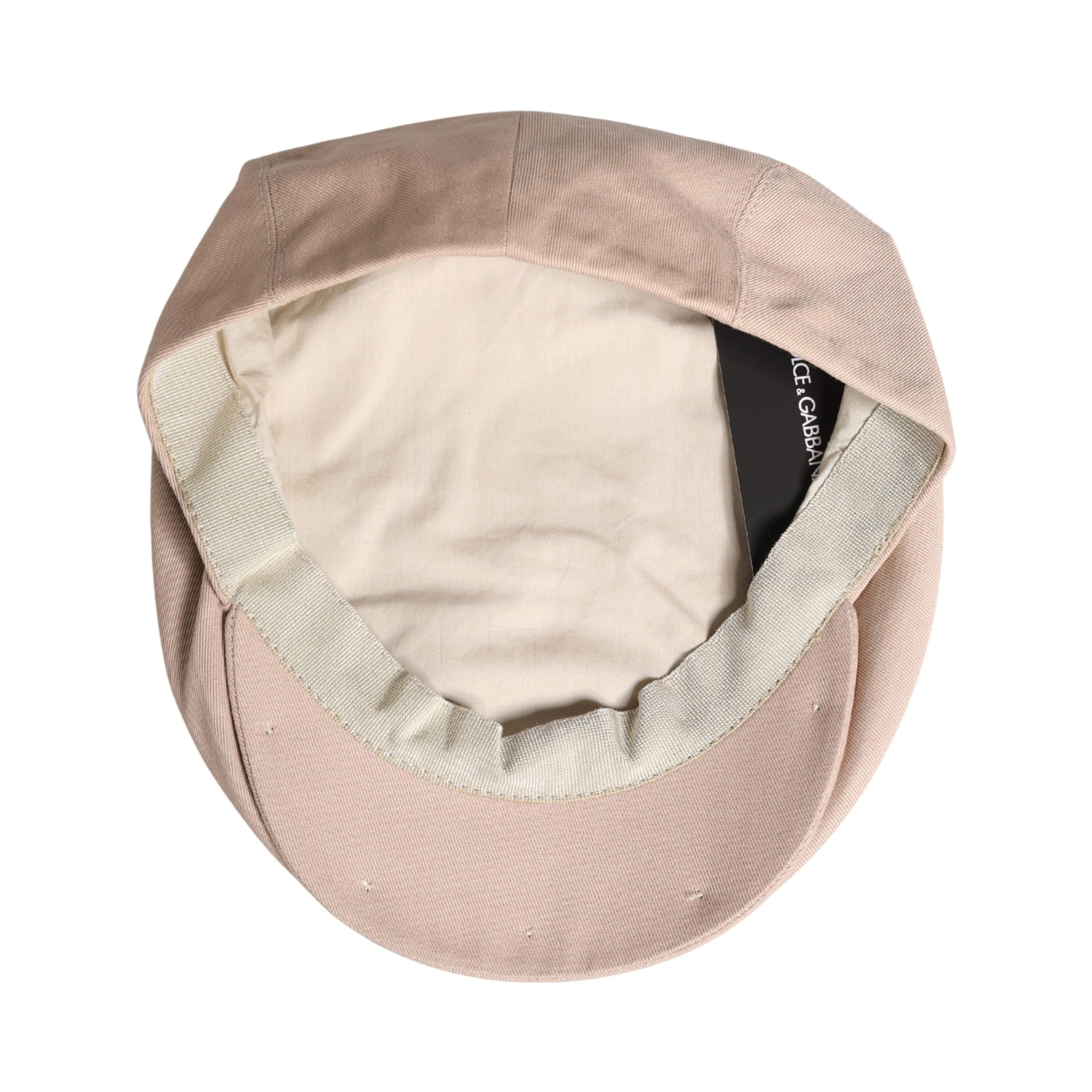 Men Beige Cotton Newsboy Cloth Capello Hat