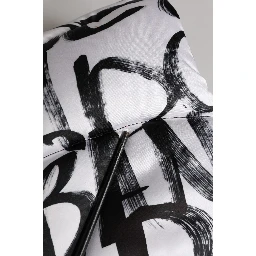 White Logo Print Whole Head Wrap Capello Hat