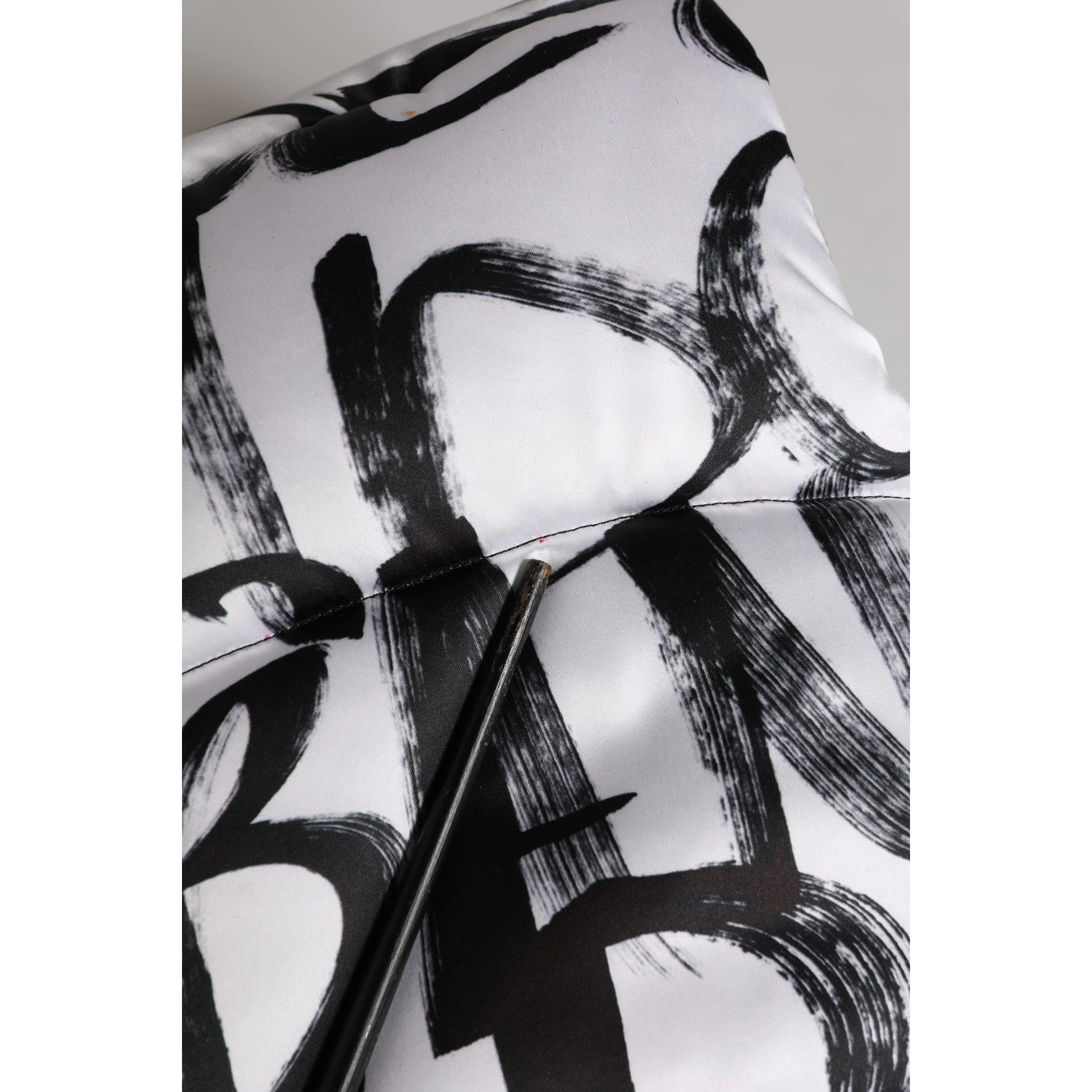 White Logo Print Whole Head Wrap Capello Hat