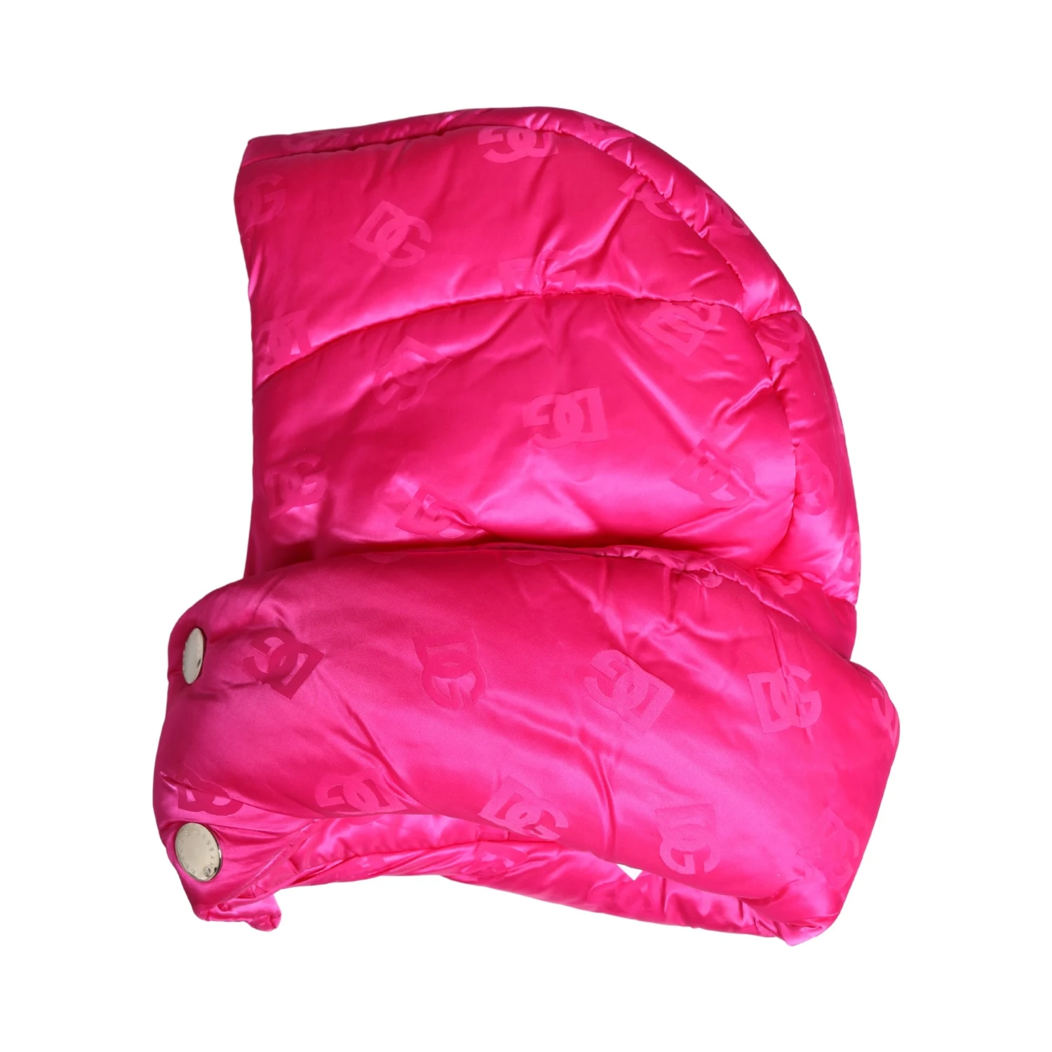Men Pink Logo Print Whole Head Wrap Capello Hat