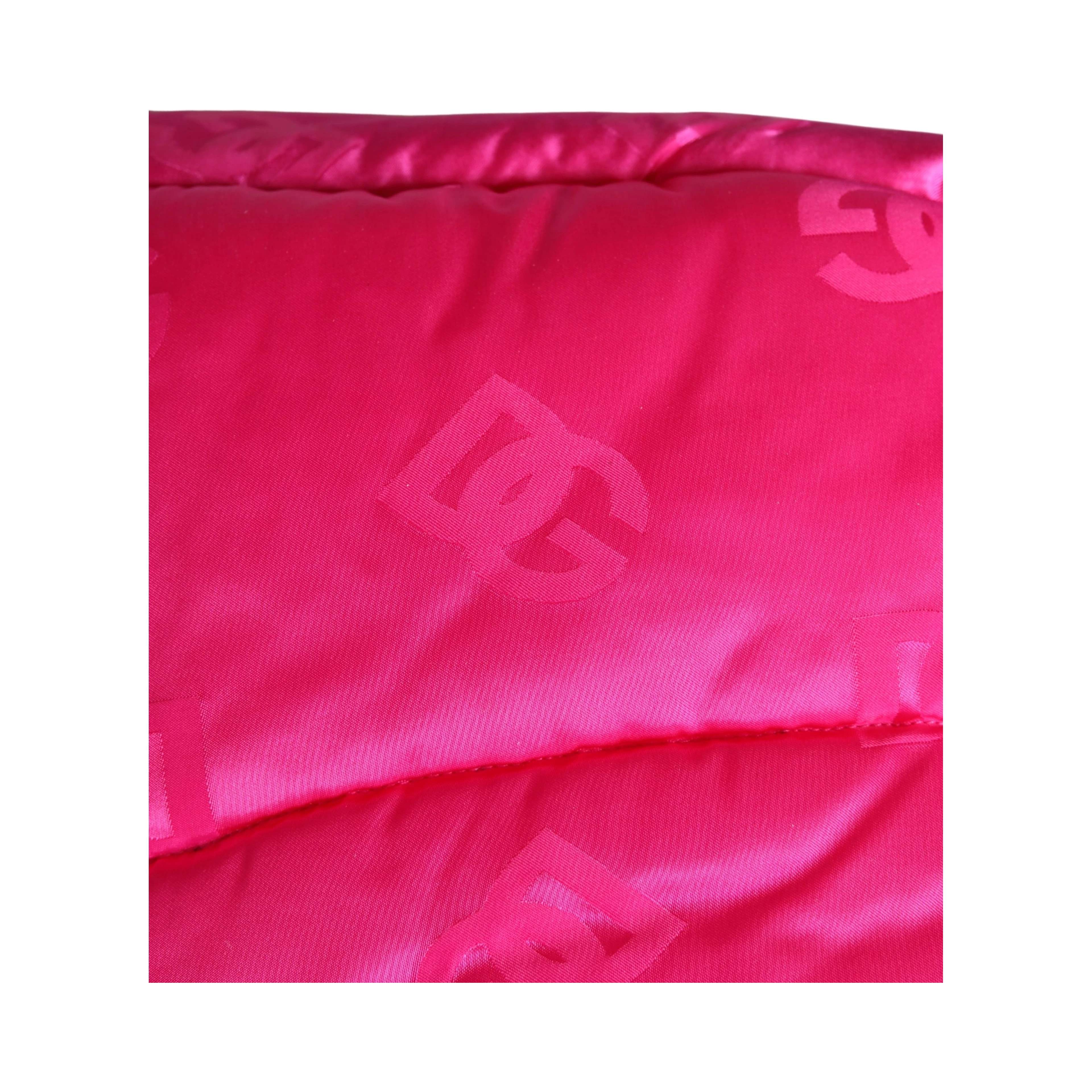Men Pink Logo Print Whole Head Wrap Capello Hat