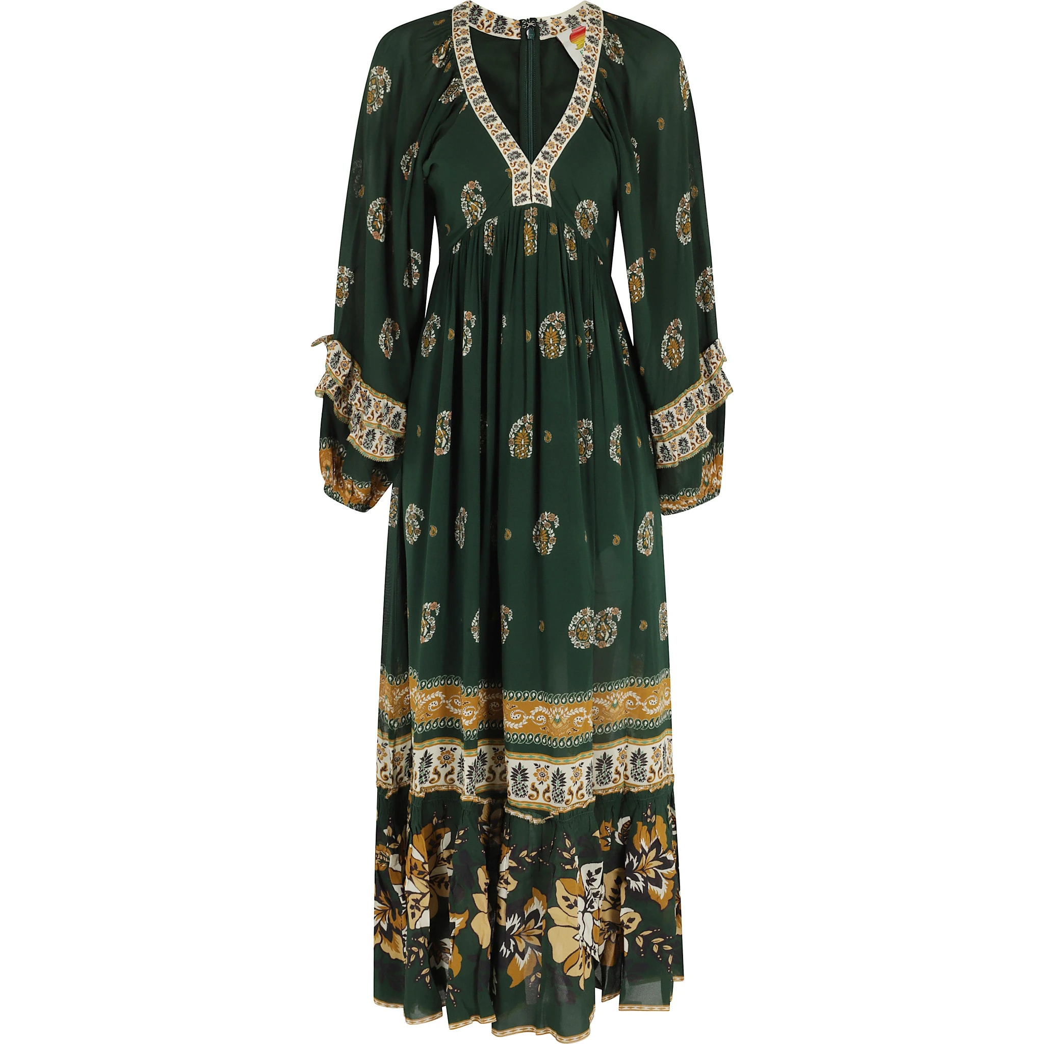 AYLA GREEN MAXI DRESS