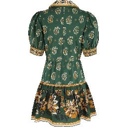 AYLA GREEN MINI DRESS