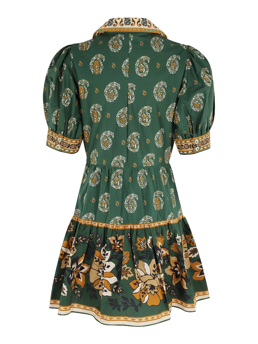 AYLA GREEN MINI DRESS