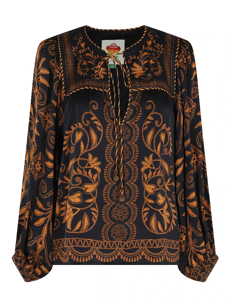 CORNELY AINIKA BLACK BLOUSE