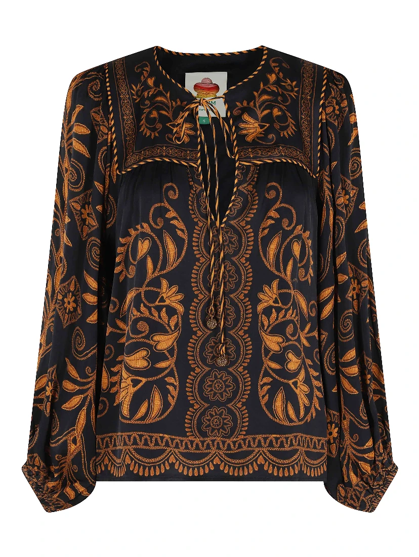 CORNELY AINIKA BLACK BLOUSE