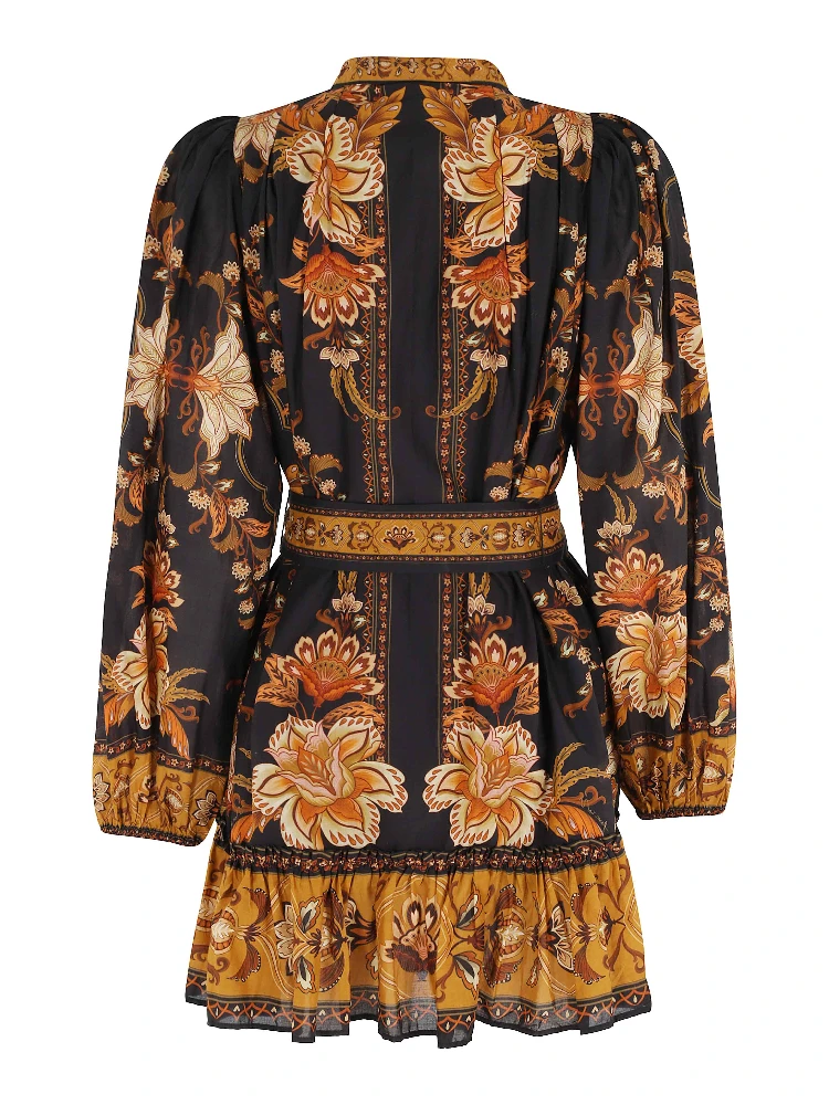 MAJESTIC GARDEN BLACK MINI DRESS alternative