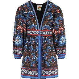 LATINA SCARF BLACK MINI DRESS