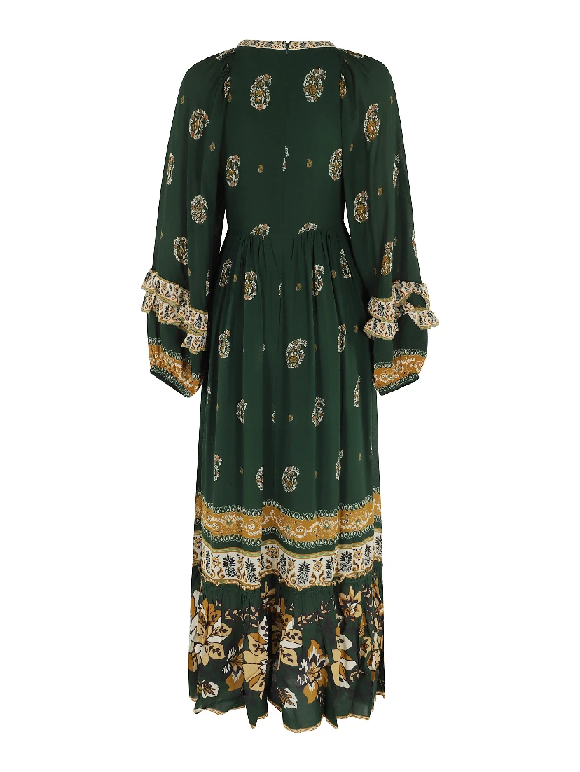 AYLA GREEN MAXI DRESS