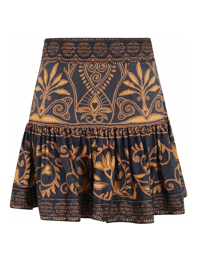 CORNELY AINIKA BLACK MINI SKIRT