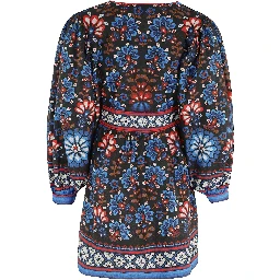 LATINA SCARF BLACK MINI DRESS