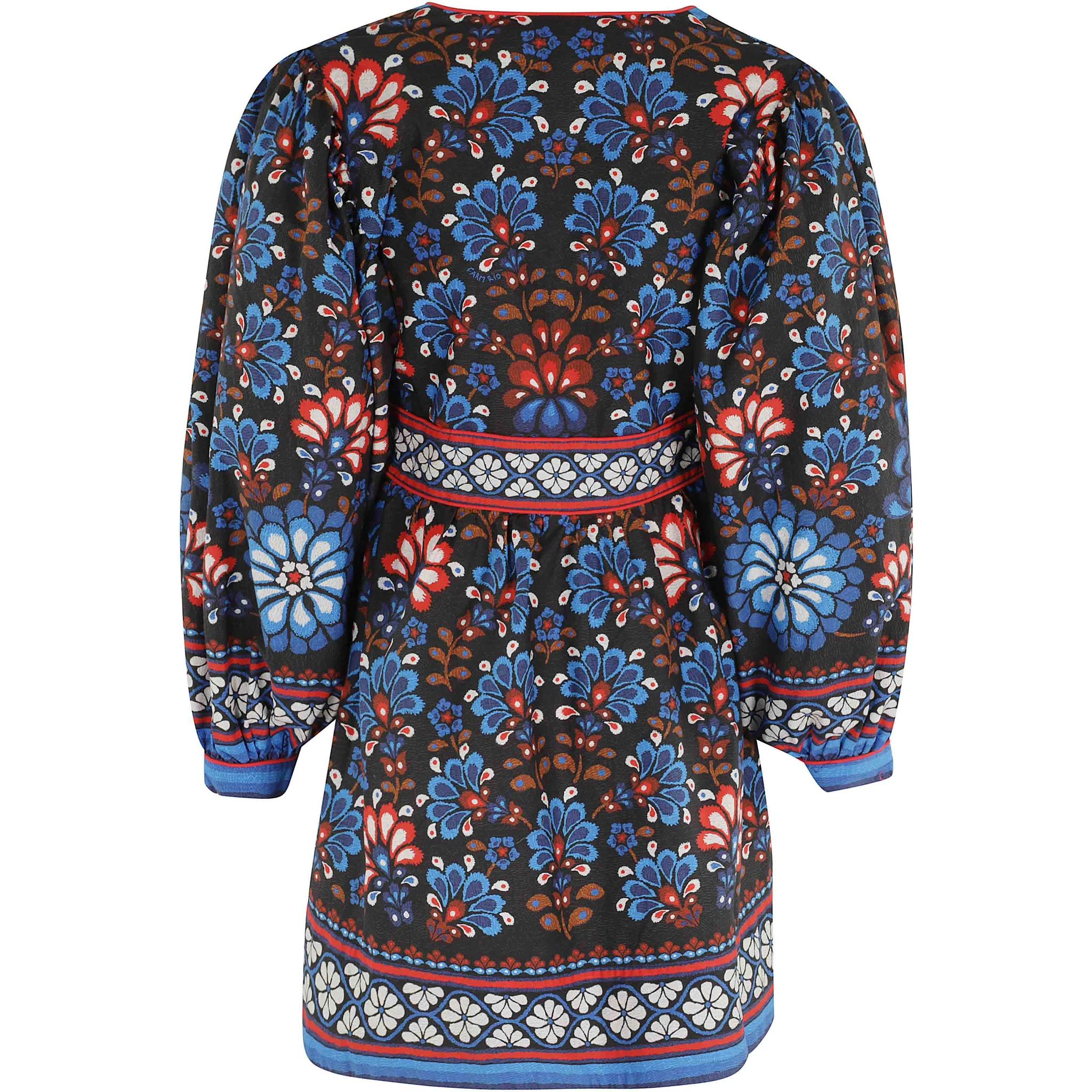 LATINA SCARF BLACK MINI DRESS