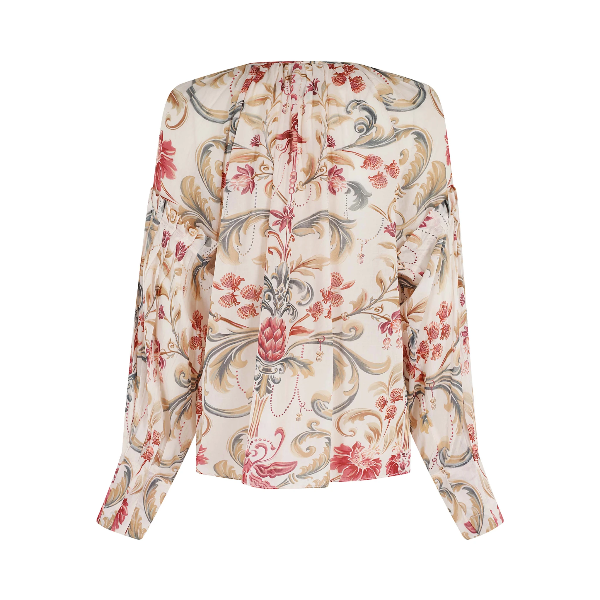 ROYAL GARDEN SAND BLOUSE