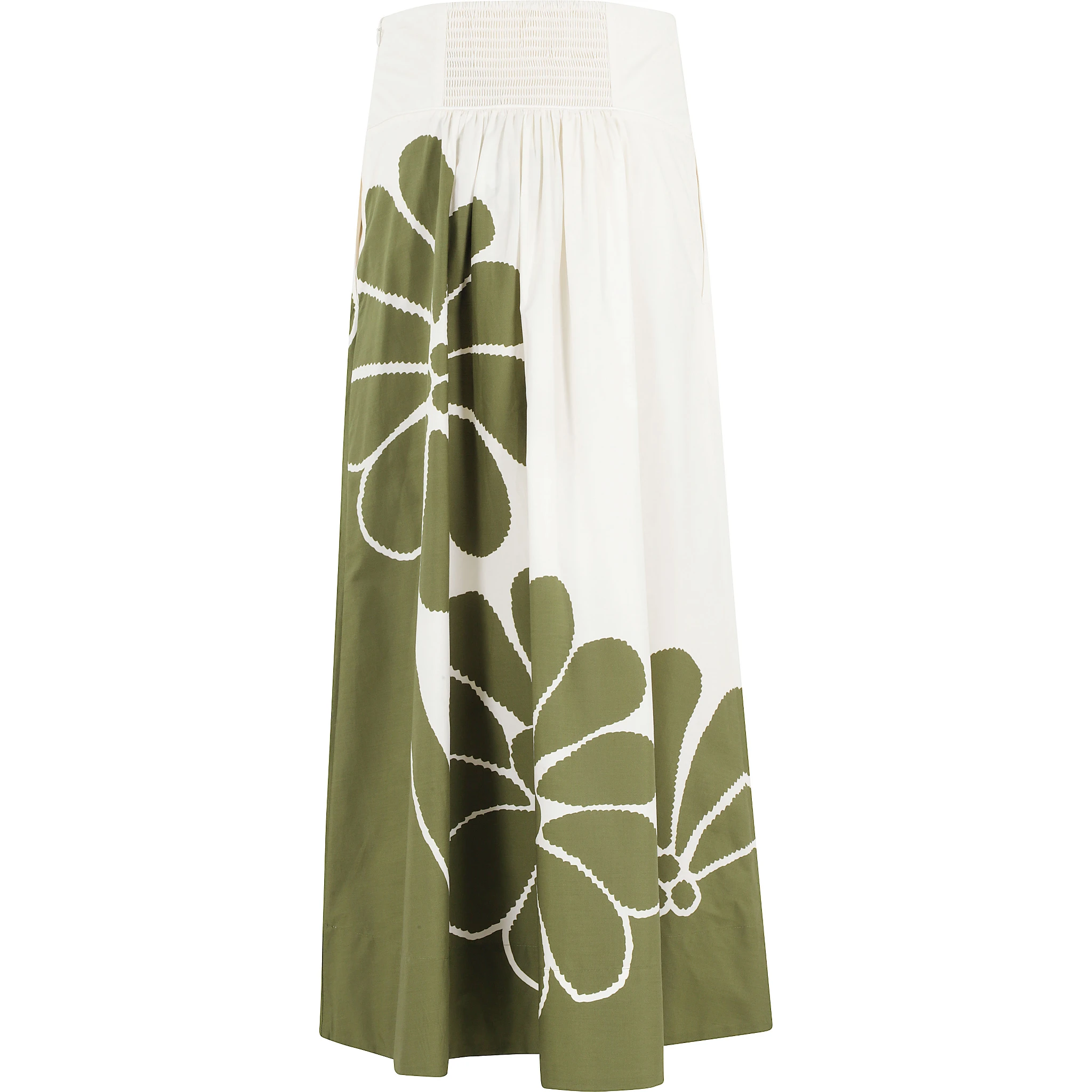 PALERMO GREEN MIDI SKIRT