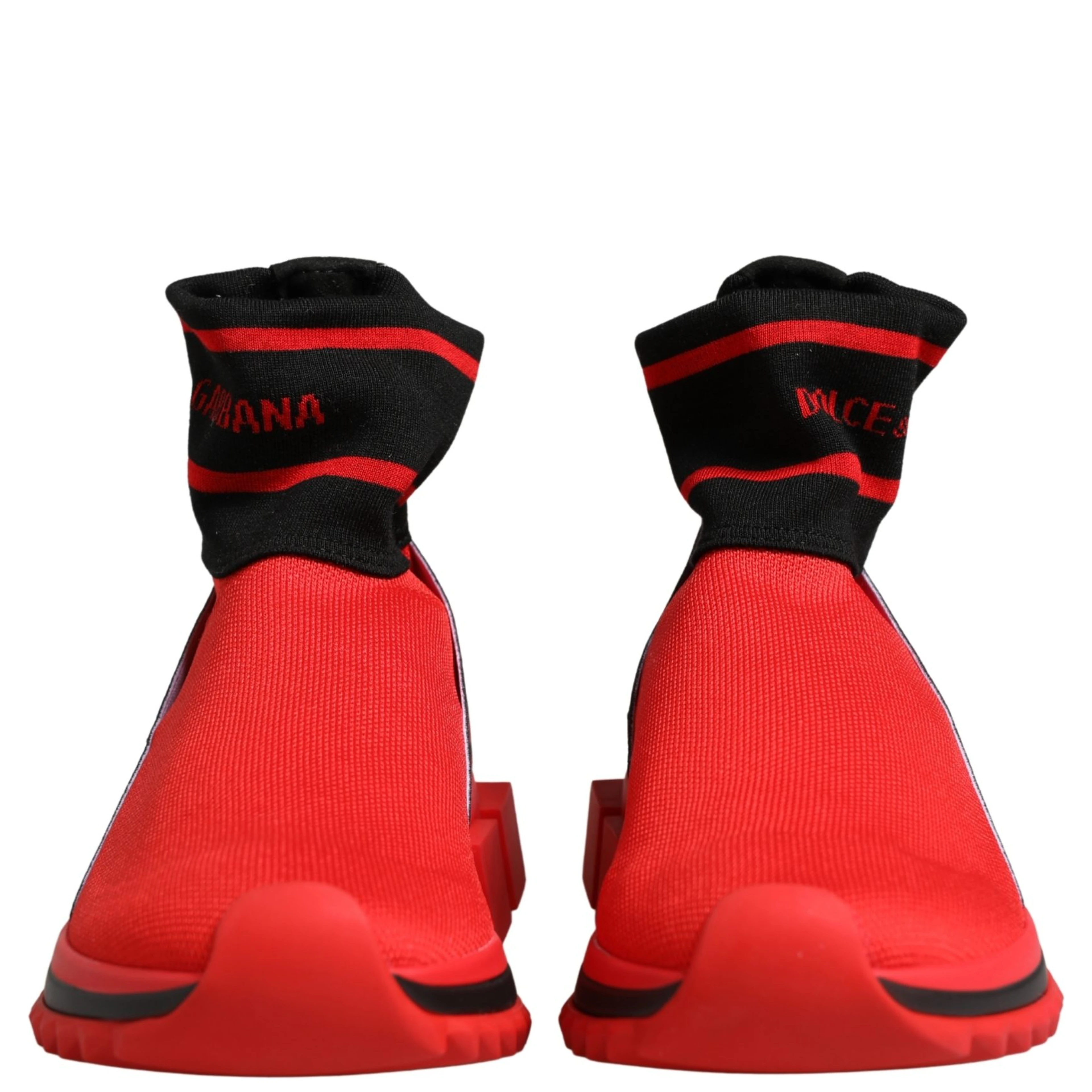 Red Black Sorrento Socks Sneakers Shoes