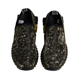 Gold Glitter Leopard Sorrento Sneakers Shoes