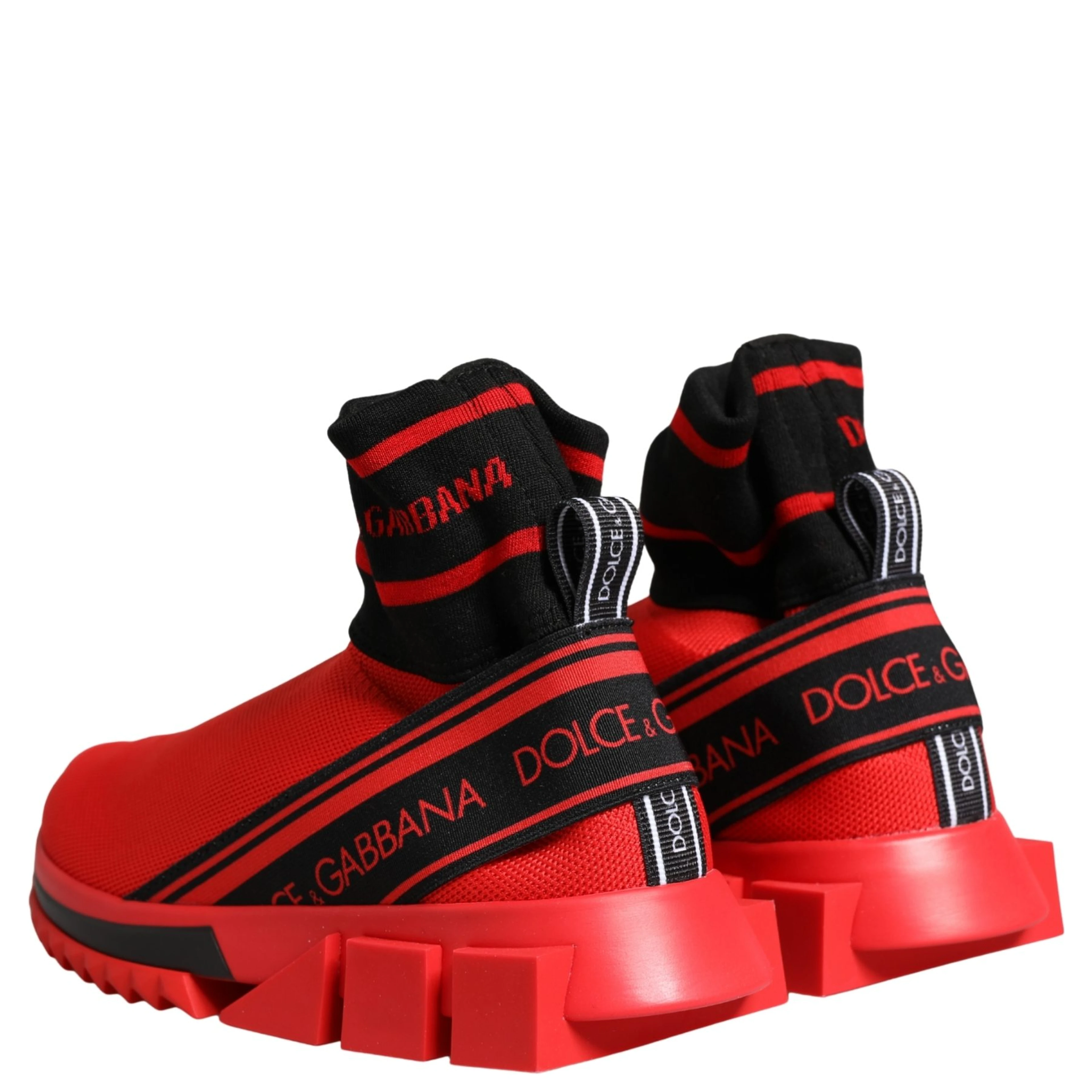 Red Black Sorrento Socks Sneakers Shoes