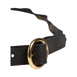 Multicolor Floral Wide Waist Gold Metal Buckle Cintura Belt