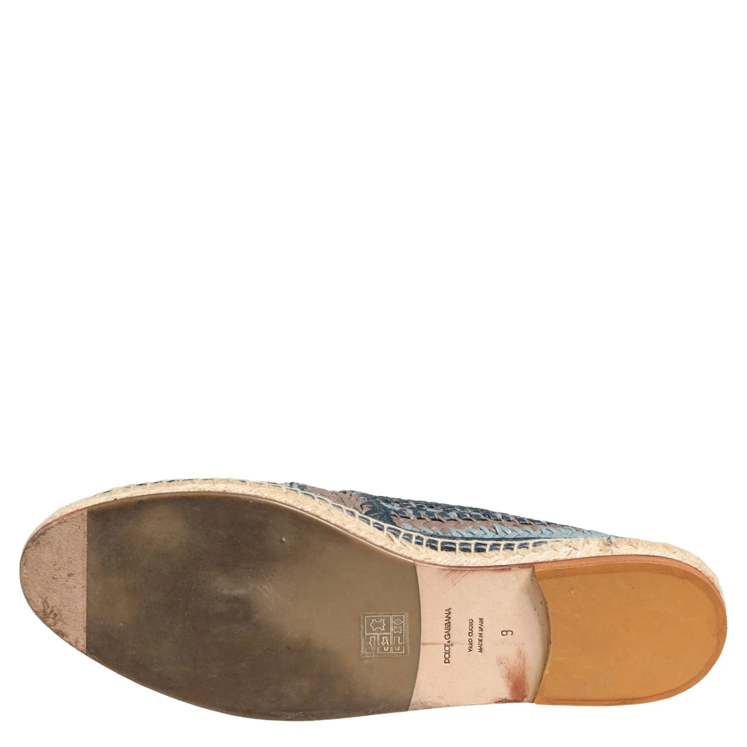 Blue Gray Slip On Buffalo Espadrille Shoes
