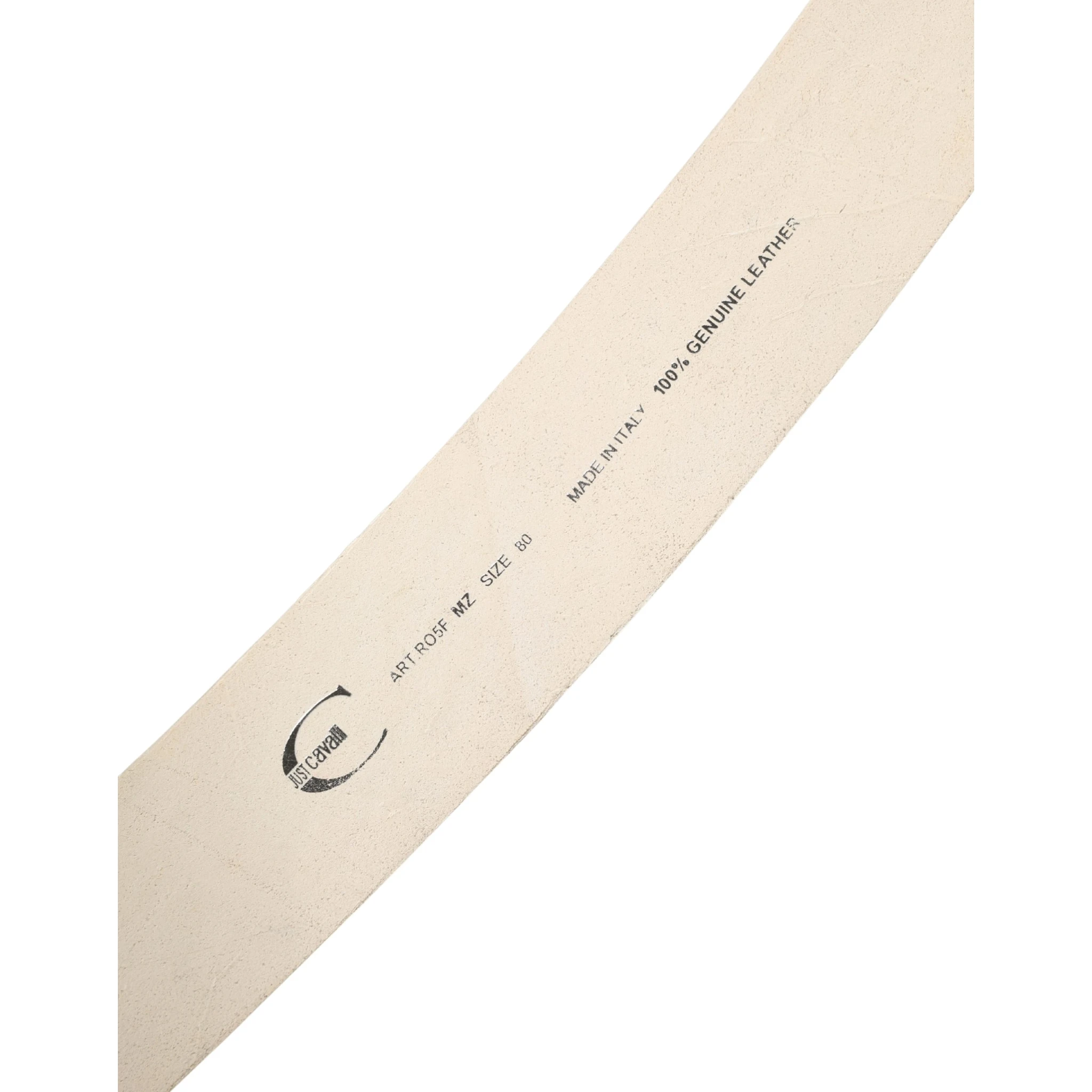 Off White Leather Waist Women Cintura Buckle Belt