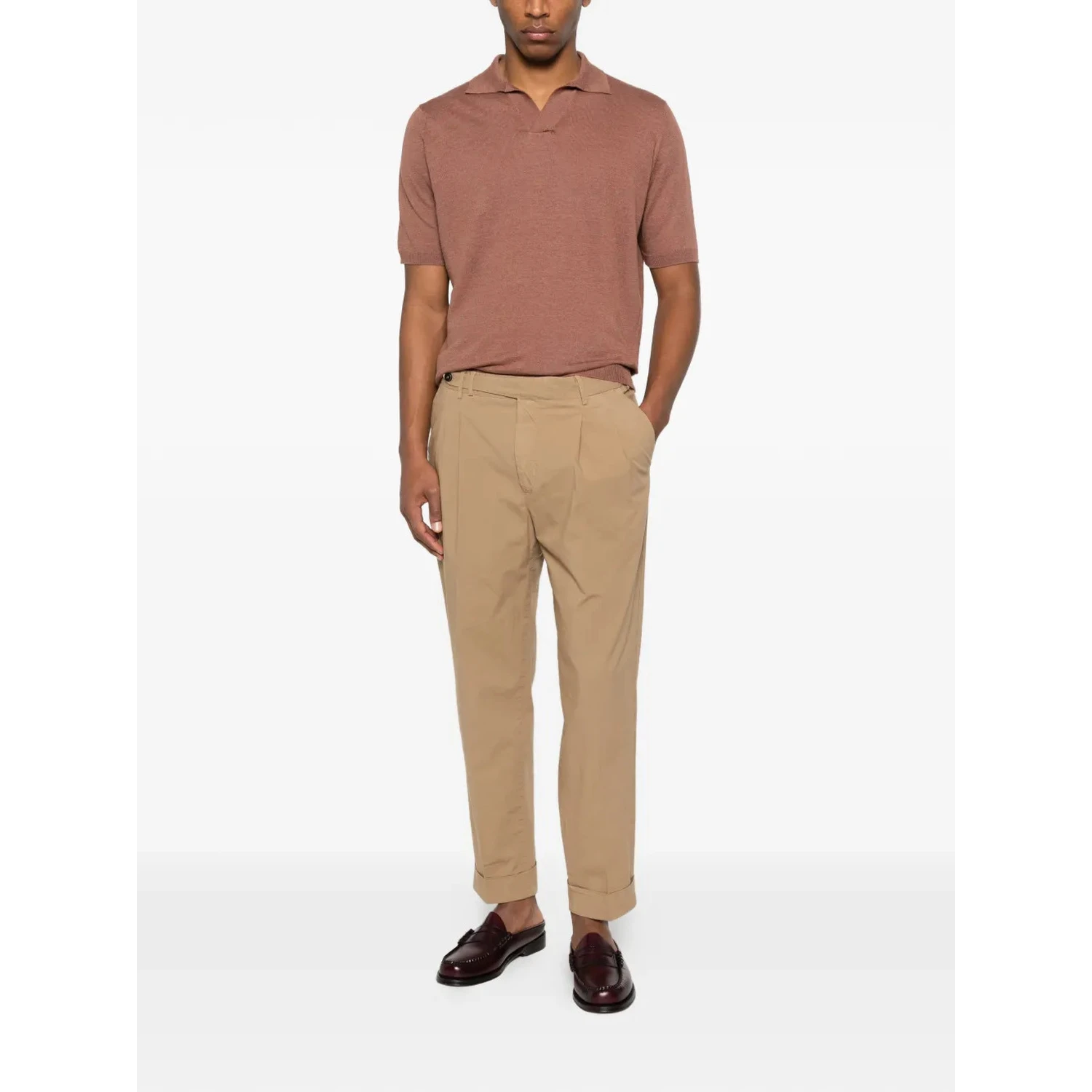 Lardini T-shirts and Polos Brown