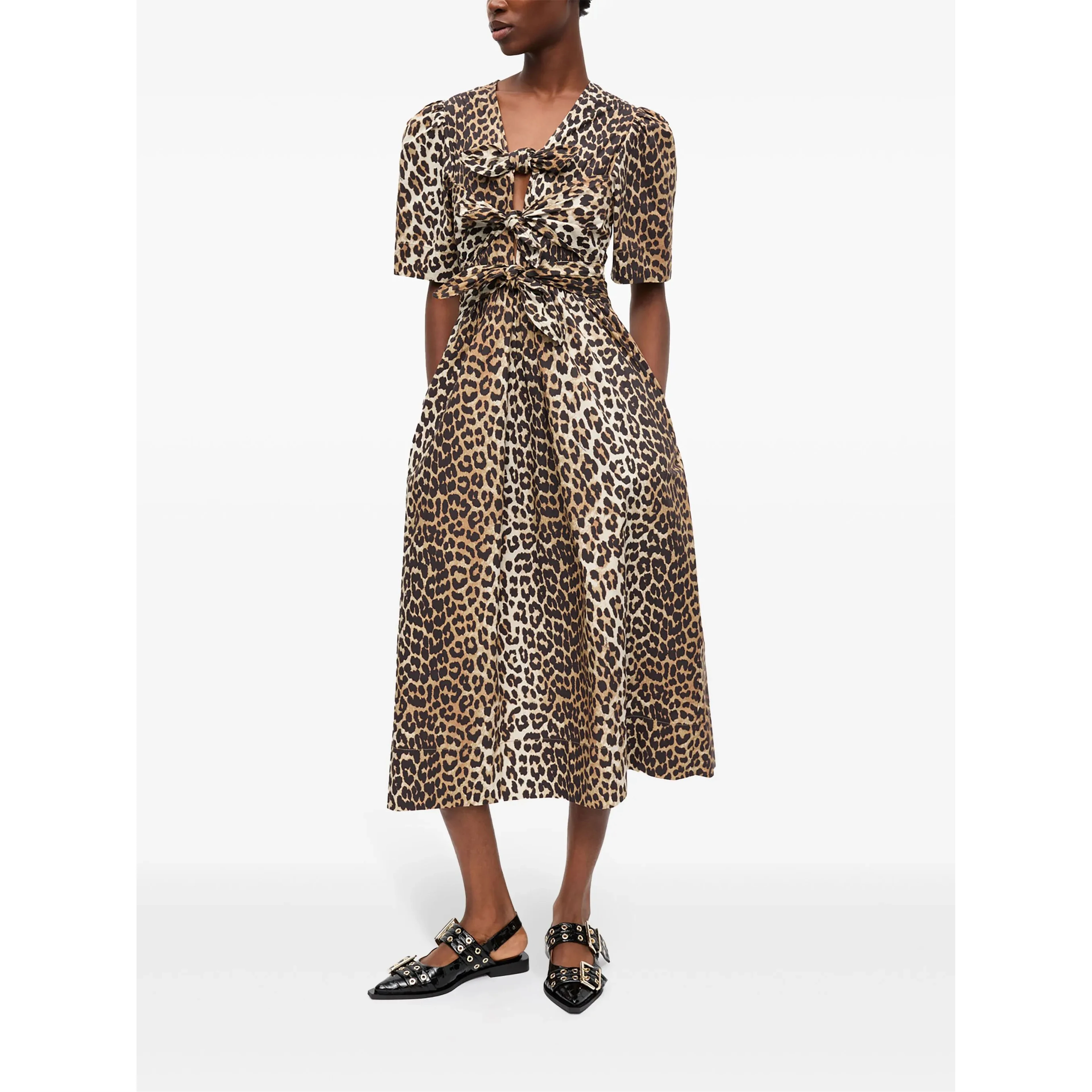GANNI Dresses Brown