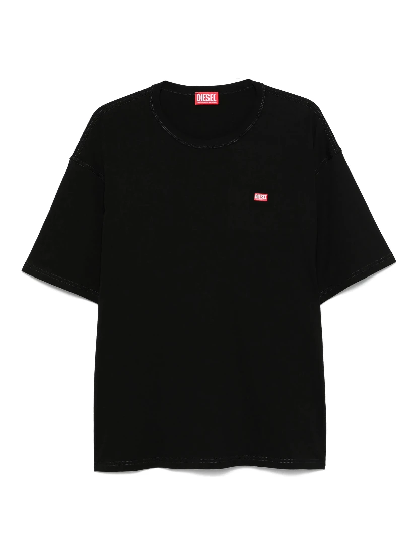 Diesel T-shirts and Polos Black