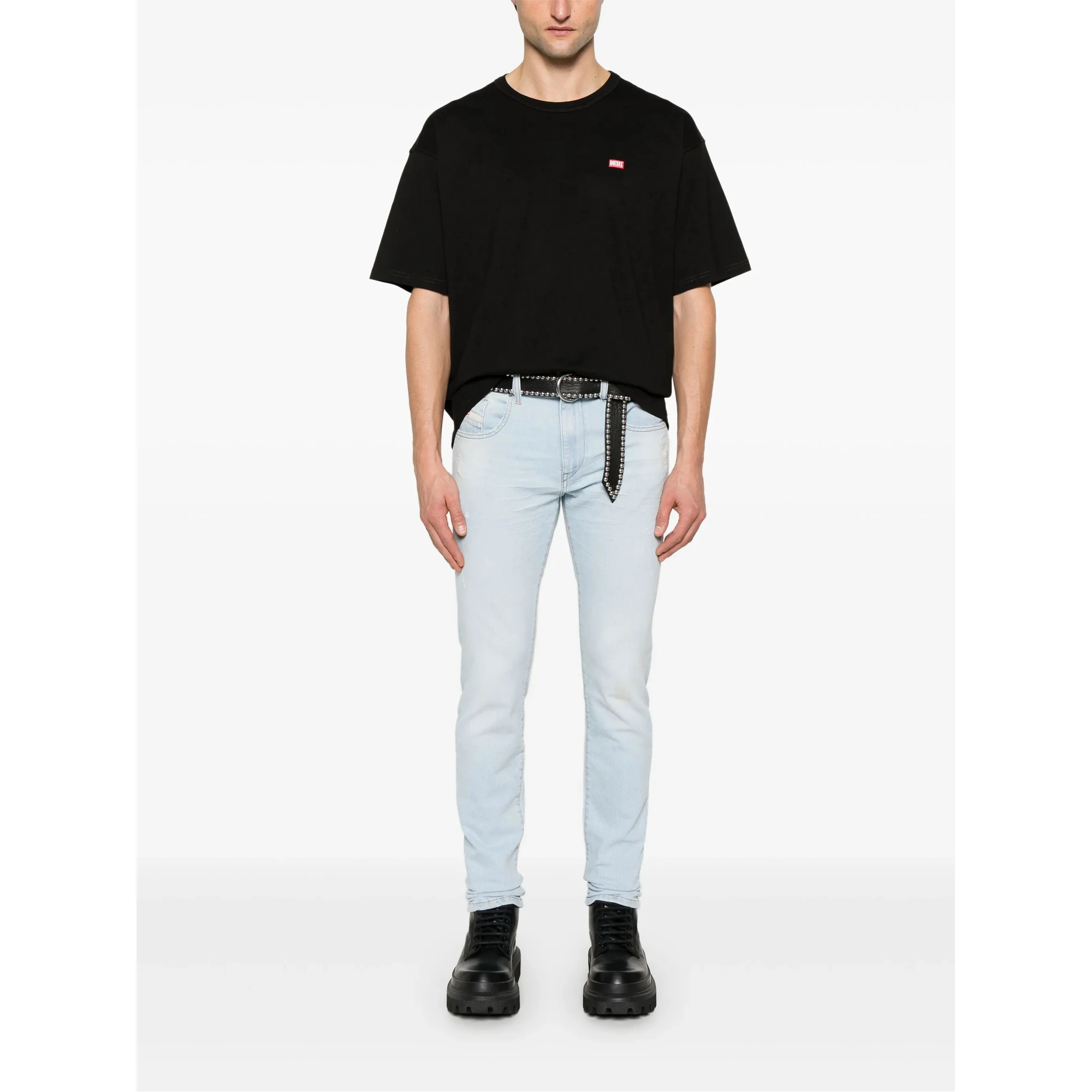 Diesel T-shirts and Polos Black