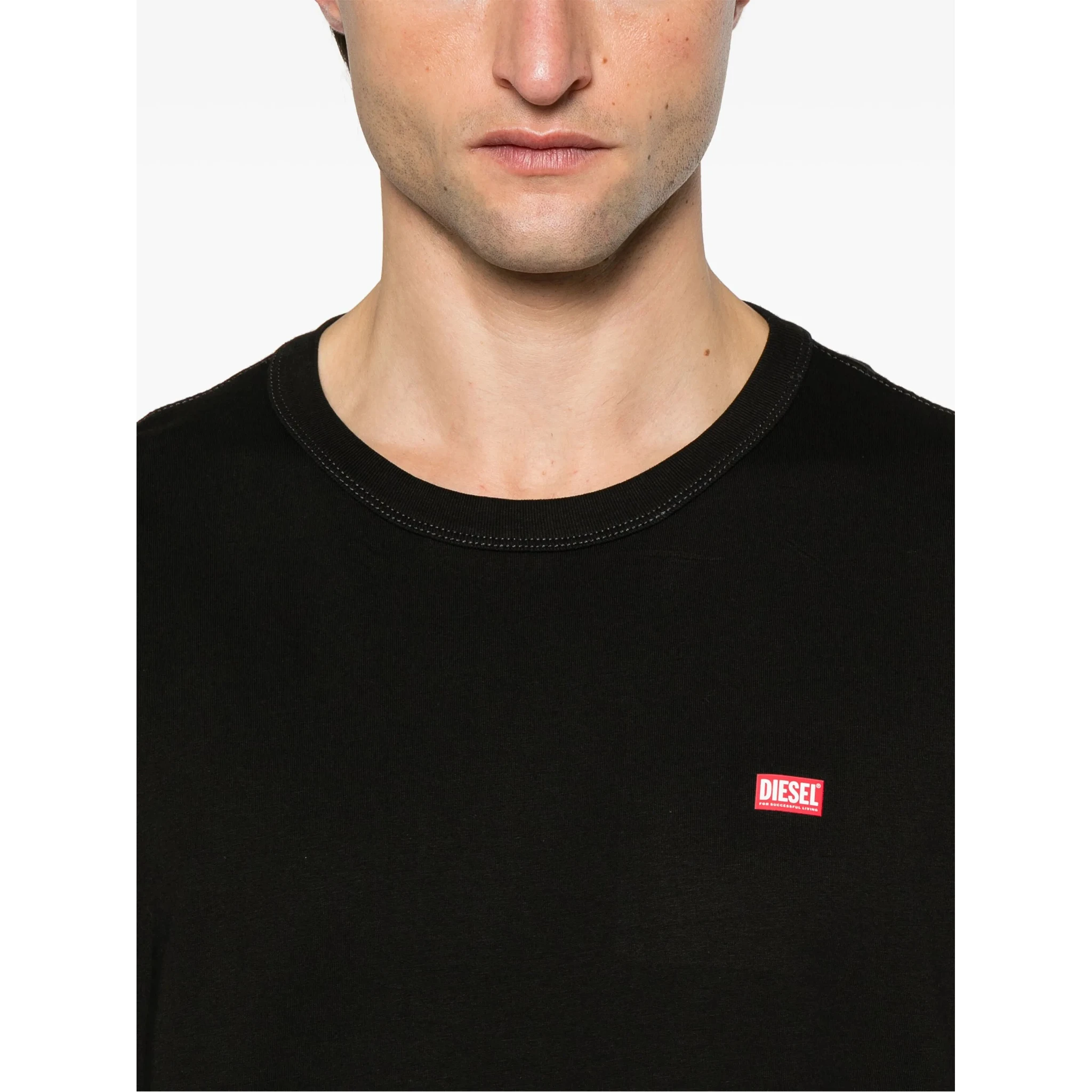 Diesel T-shirts and Polos Black