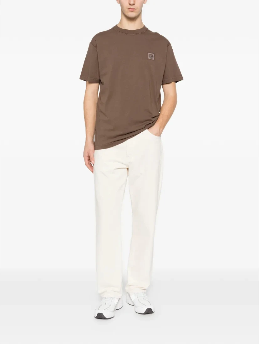 Stone Island T-shirts and Polos Brown