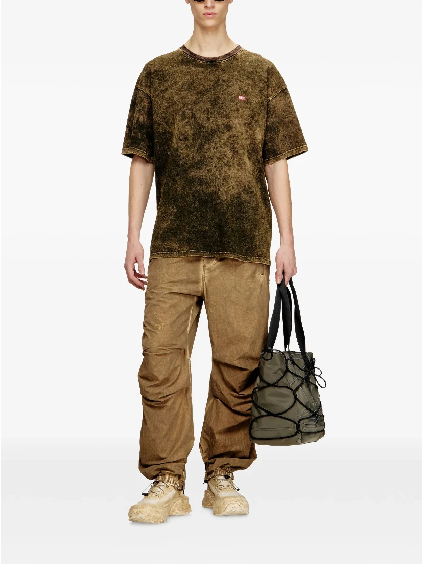 Diesel T-shirts and Polos Green