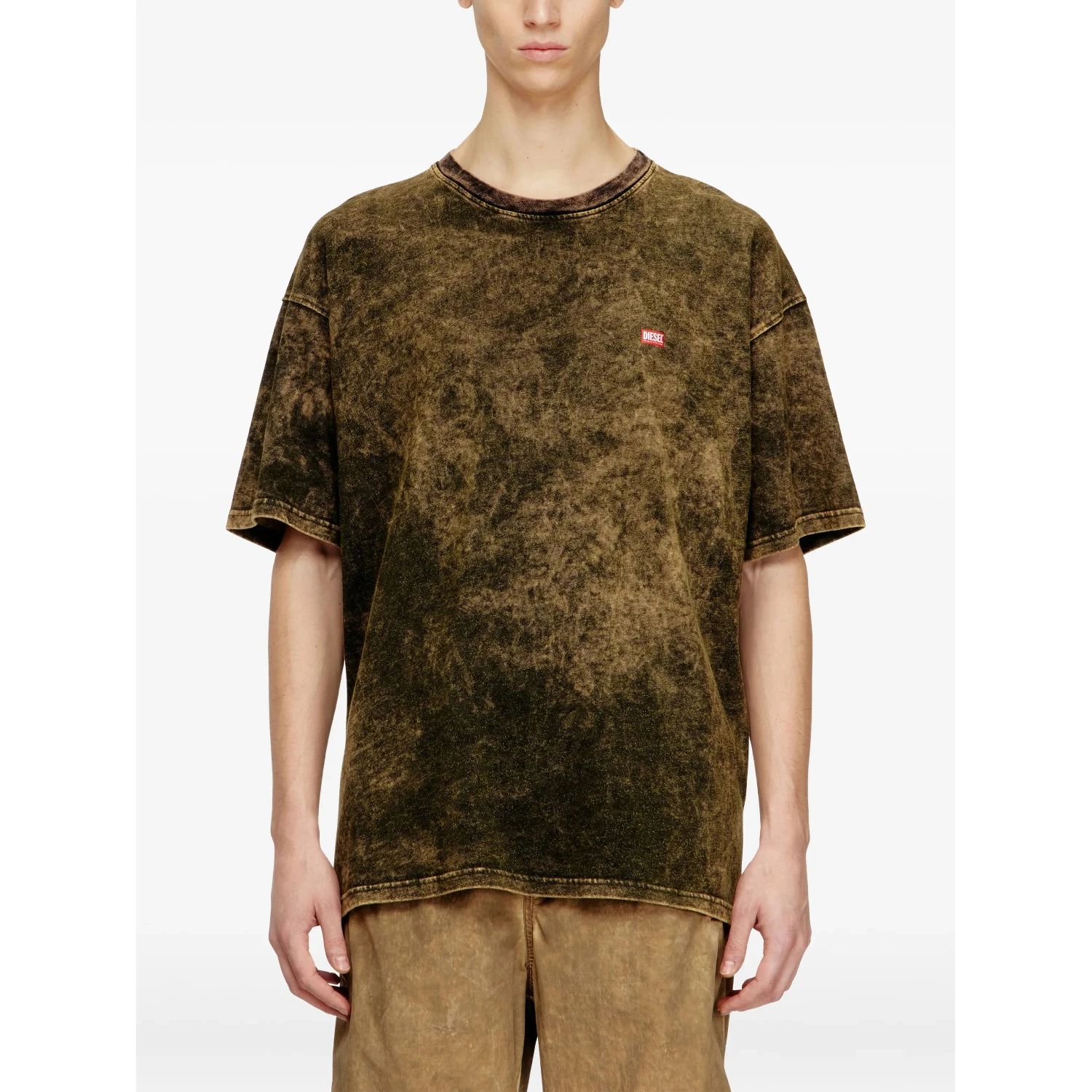 Diesel T-shirts and Polos Green