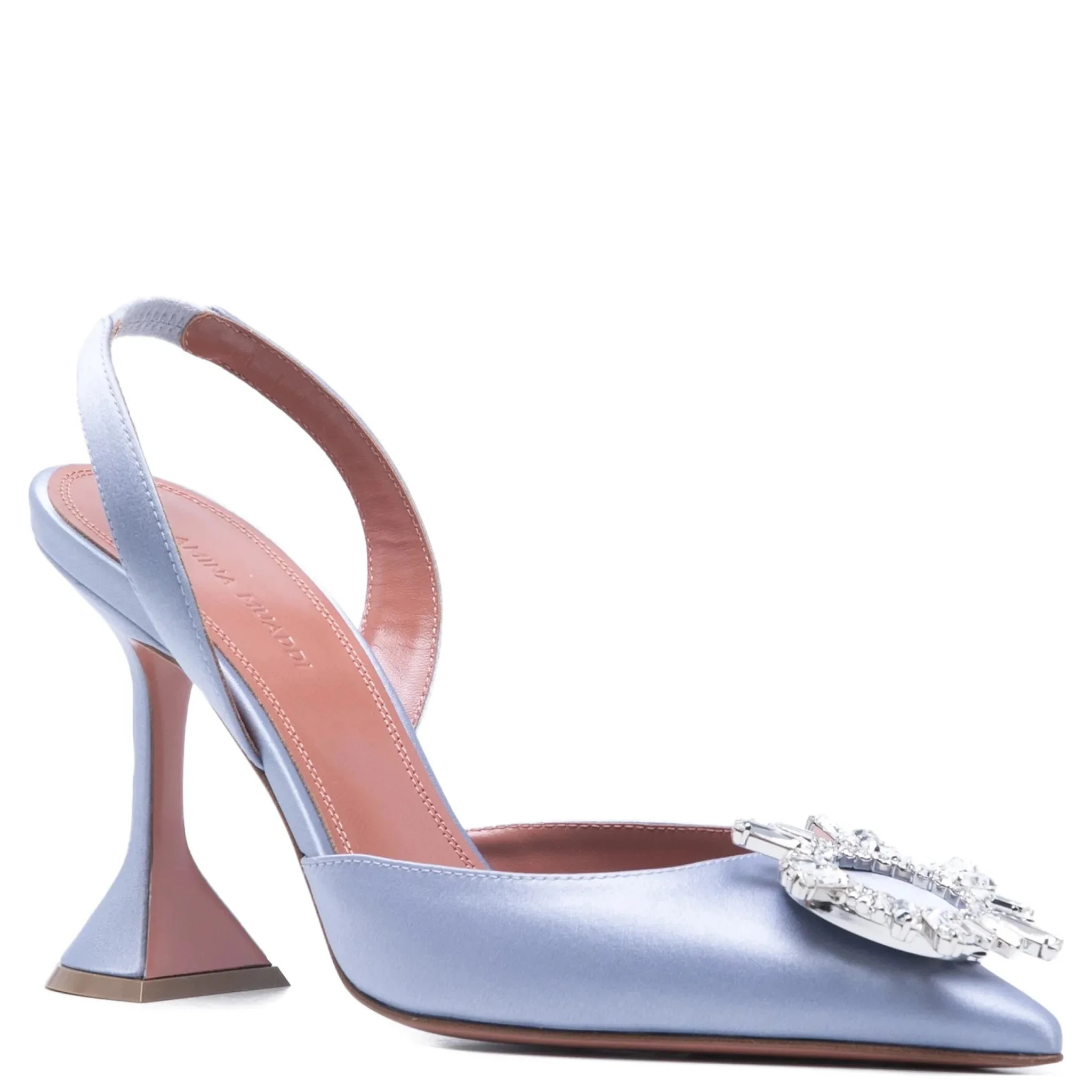 Amina Muaddi With Heel Lilac