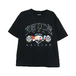 Rhude T-shirts and Polos Black