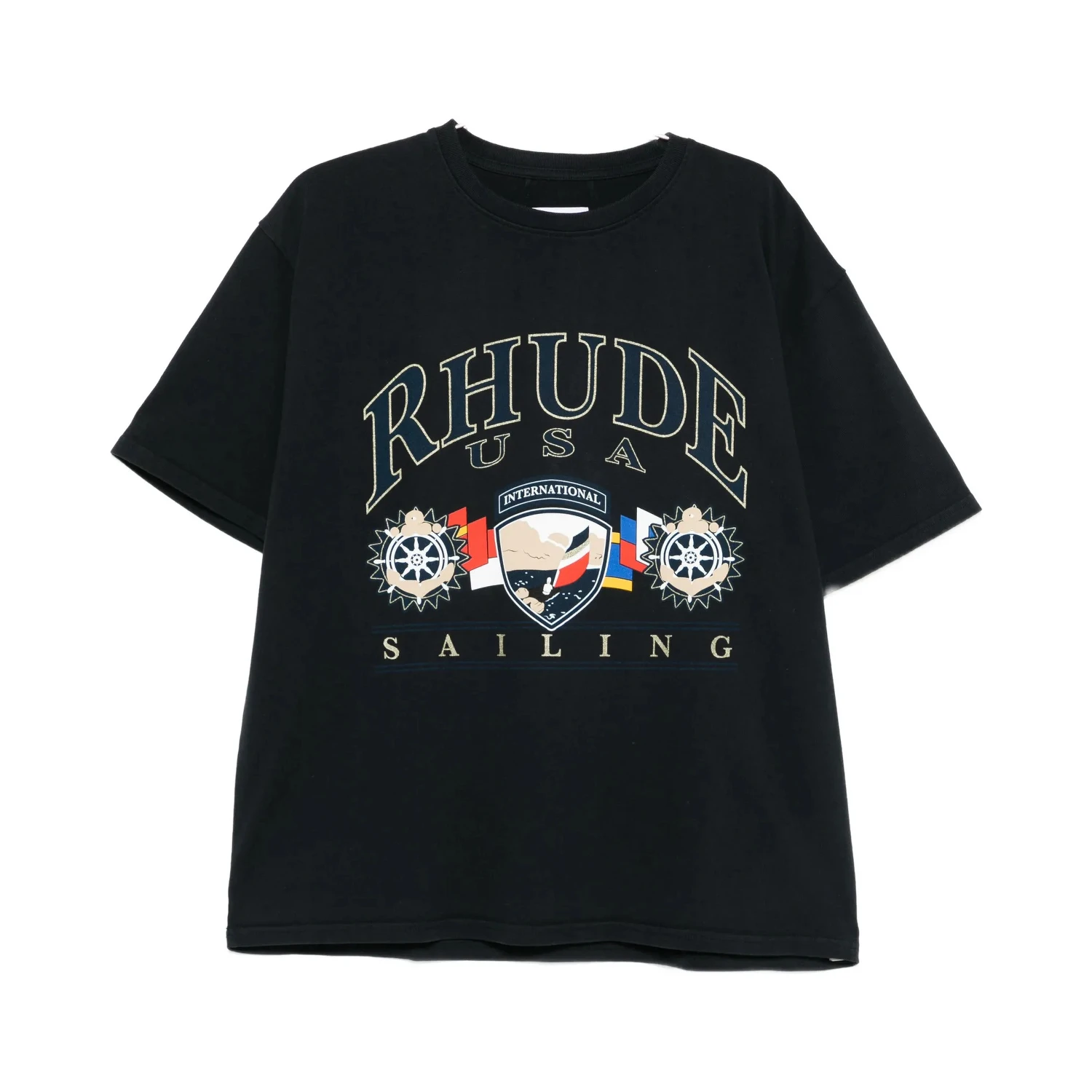 Rhude T-shirts and Polos Black