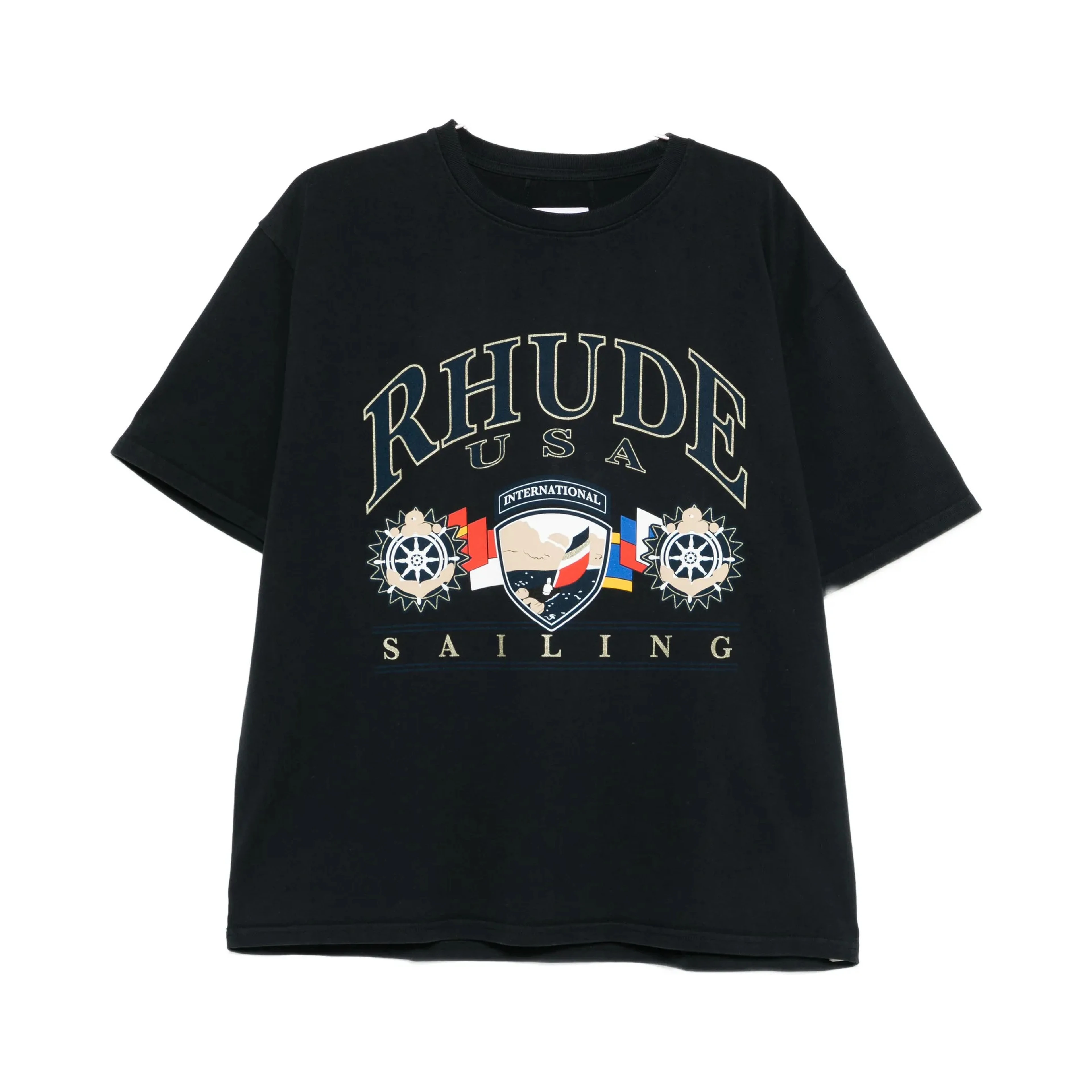 Rhude T-shirts and Polos Black