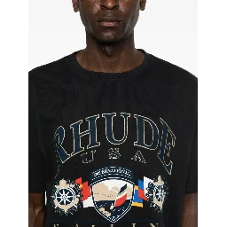 Rhude T-shirts and Polos Black