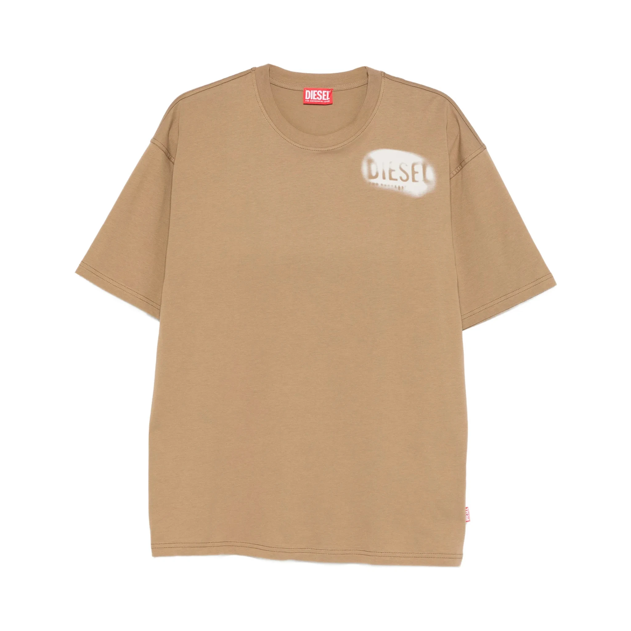 Diesel T-shirts and Polos Beige