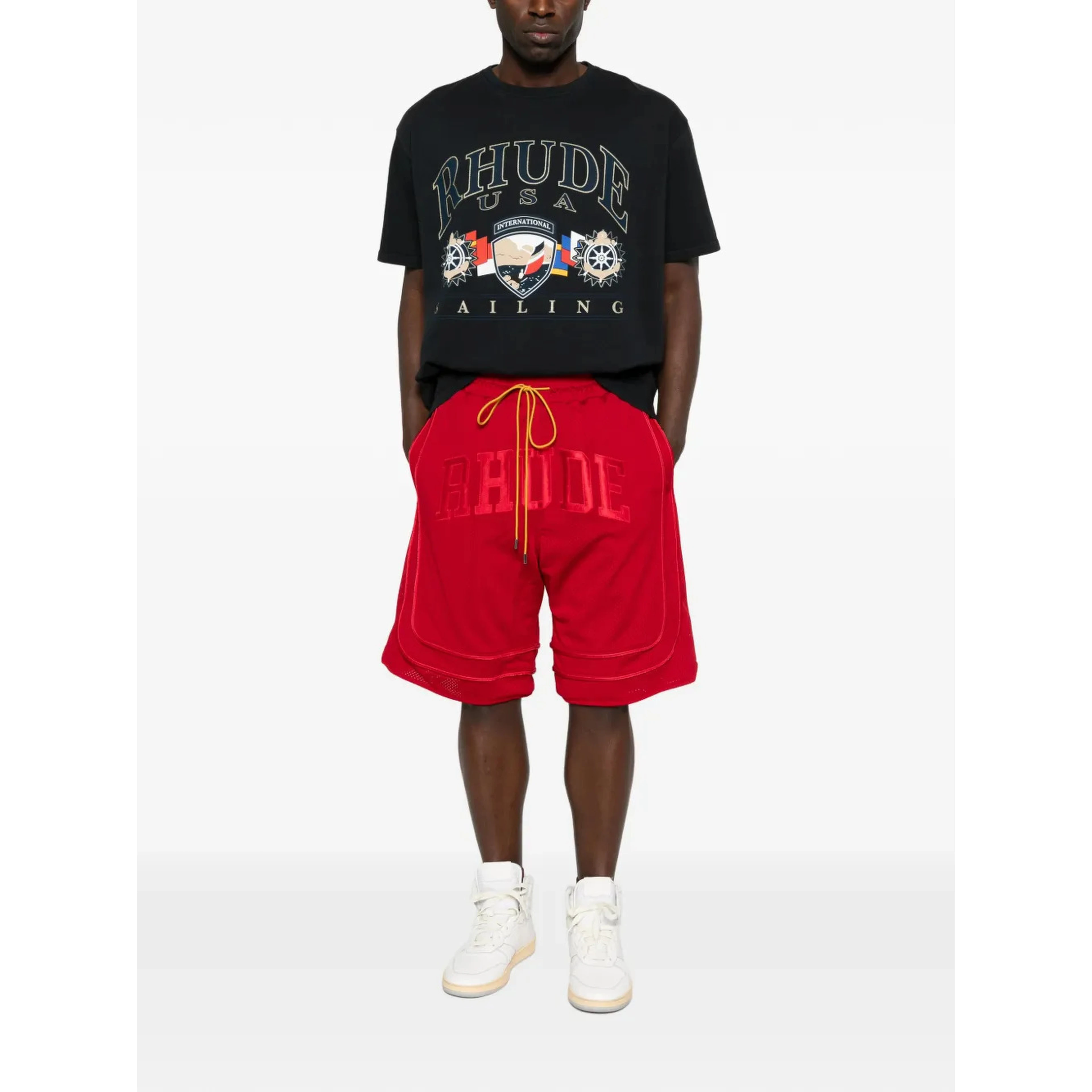 Rhude Shorts Red
