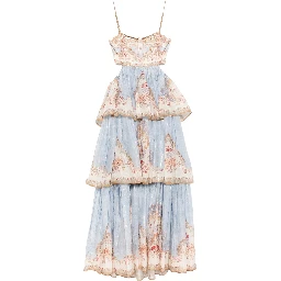 فساتين زيمرمان باللون الأزرق الصافي