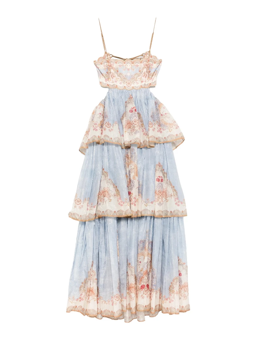 فساتين زيمرمان باللون الأزرق الصافي