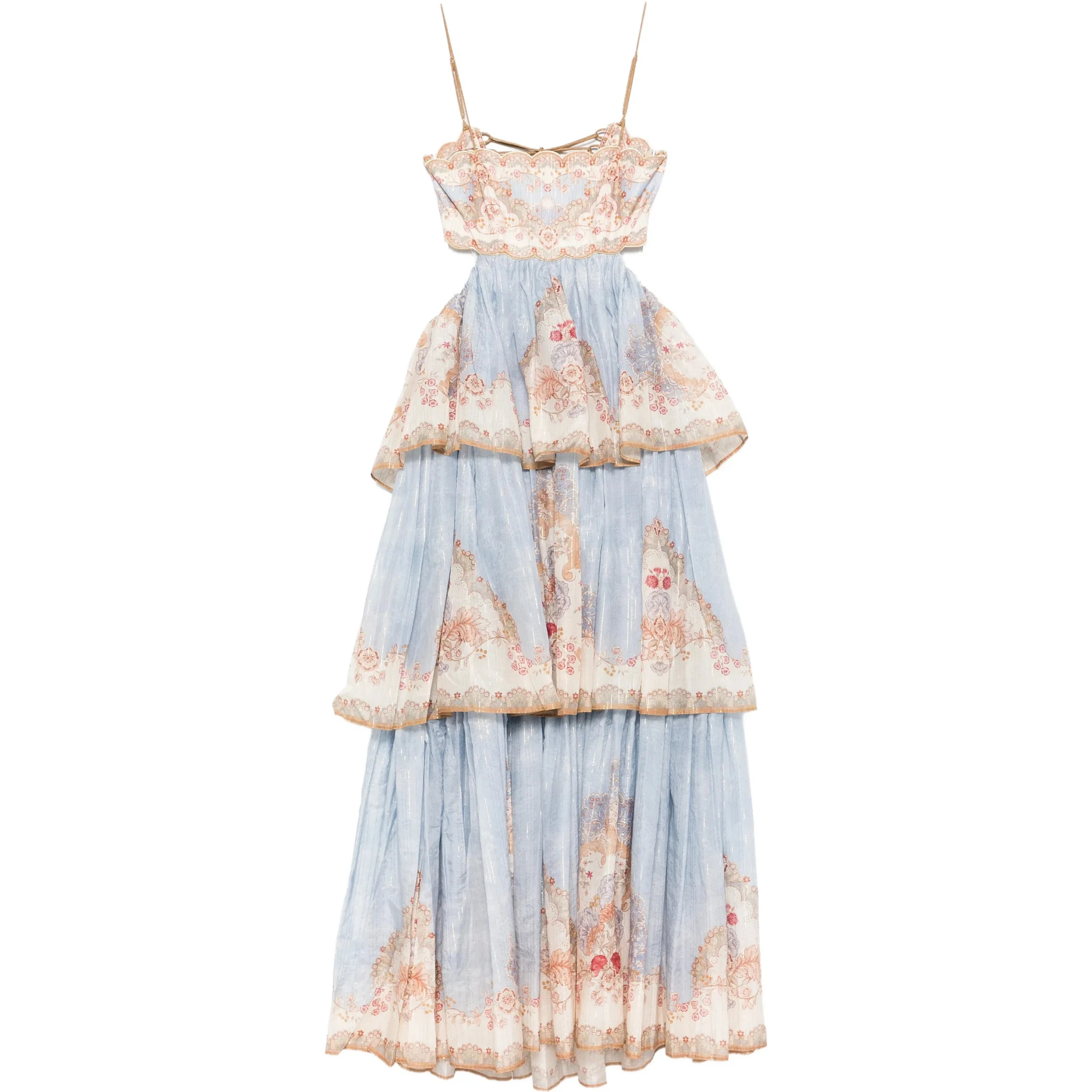 فساتين زيمرمان باللون الأزرق الصافي