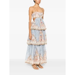 فساتين زيمرمان باللون الأزرق الصافي