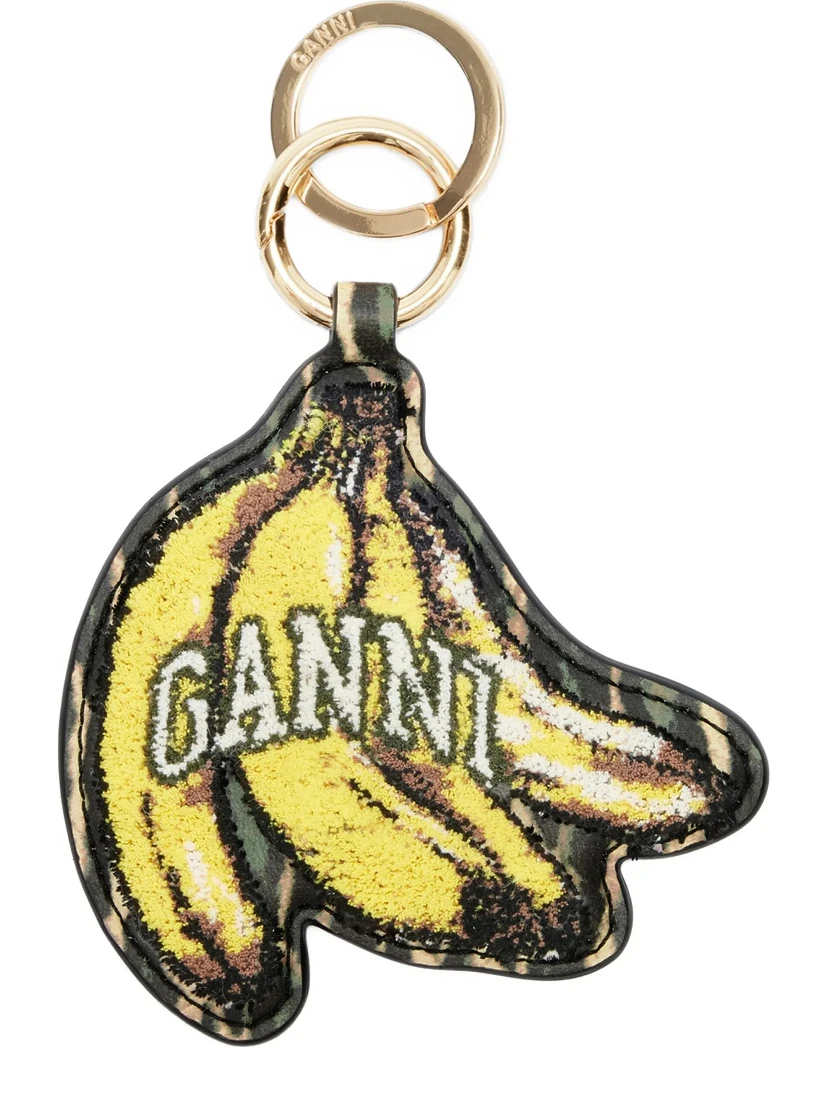 GANNI Keychains Black