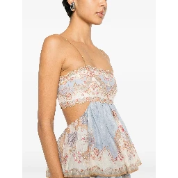 فساتين زيمرمان باللون الأزرق الصافي