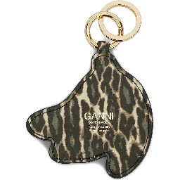 GANNI Keychains Black