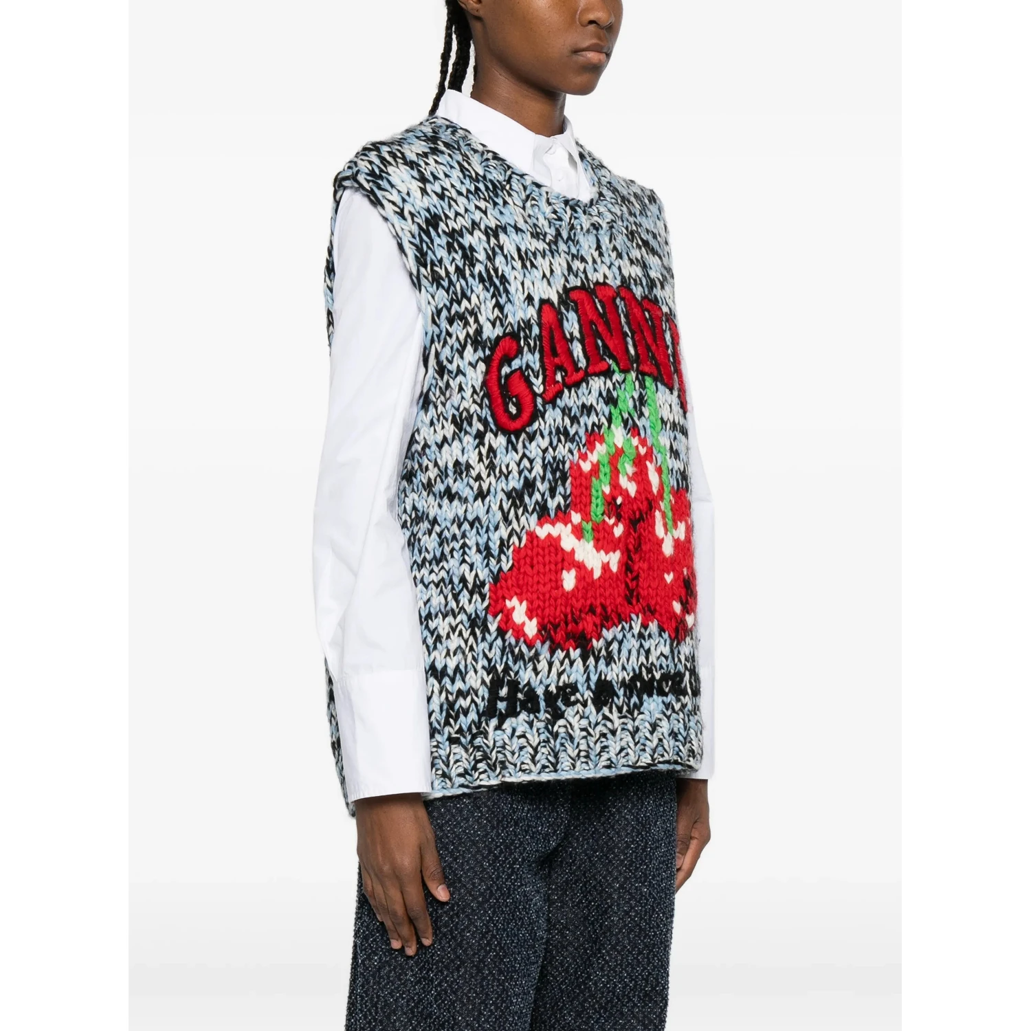 GANNI Jackets Blue