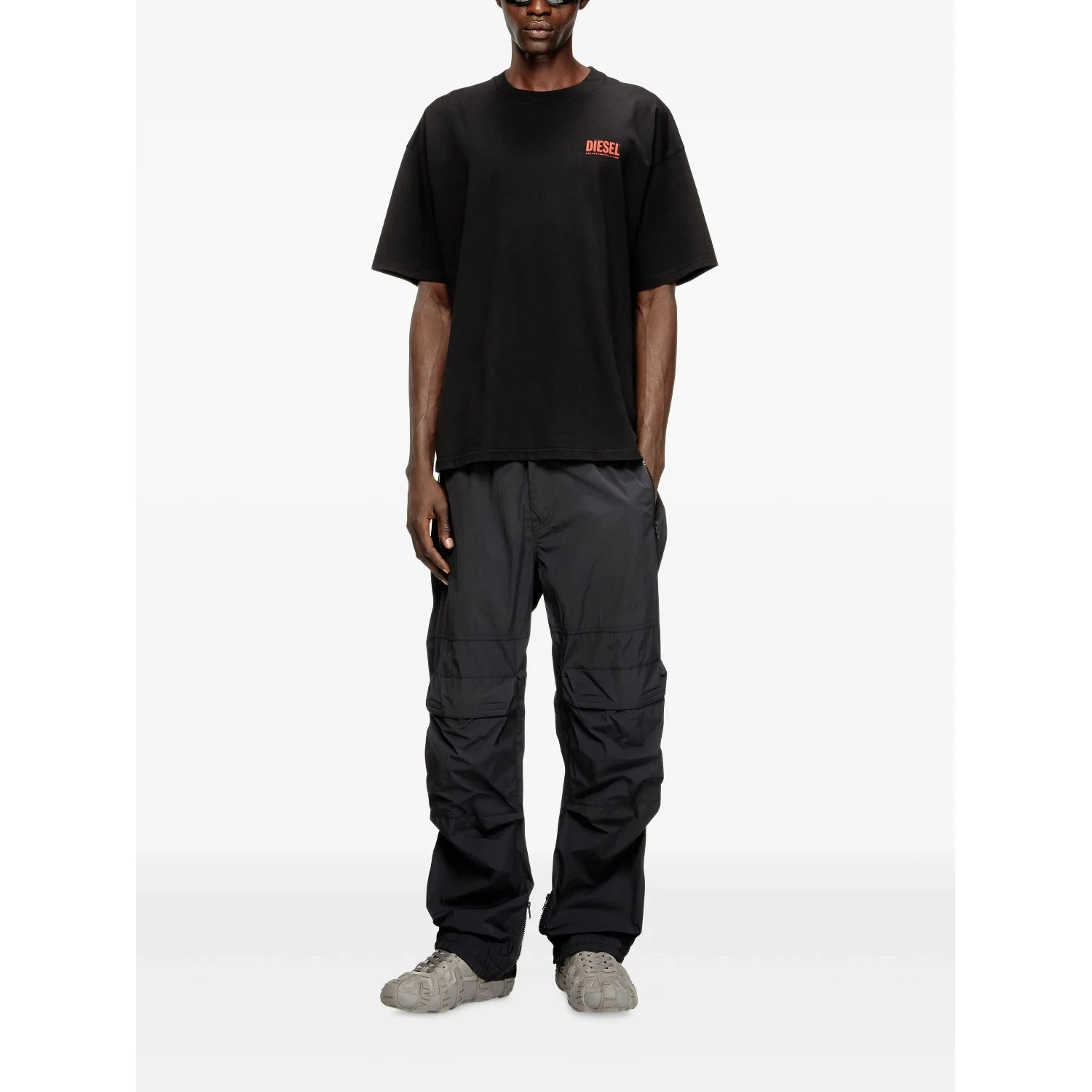 Diesel T-shirts and Polos Black