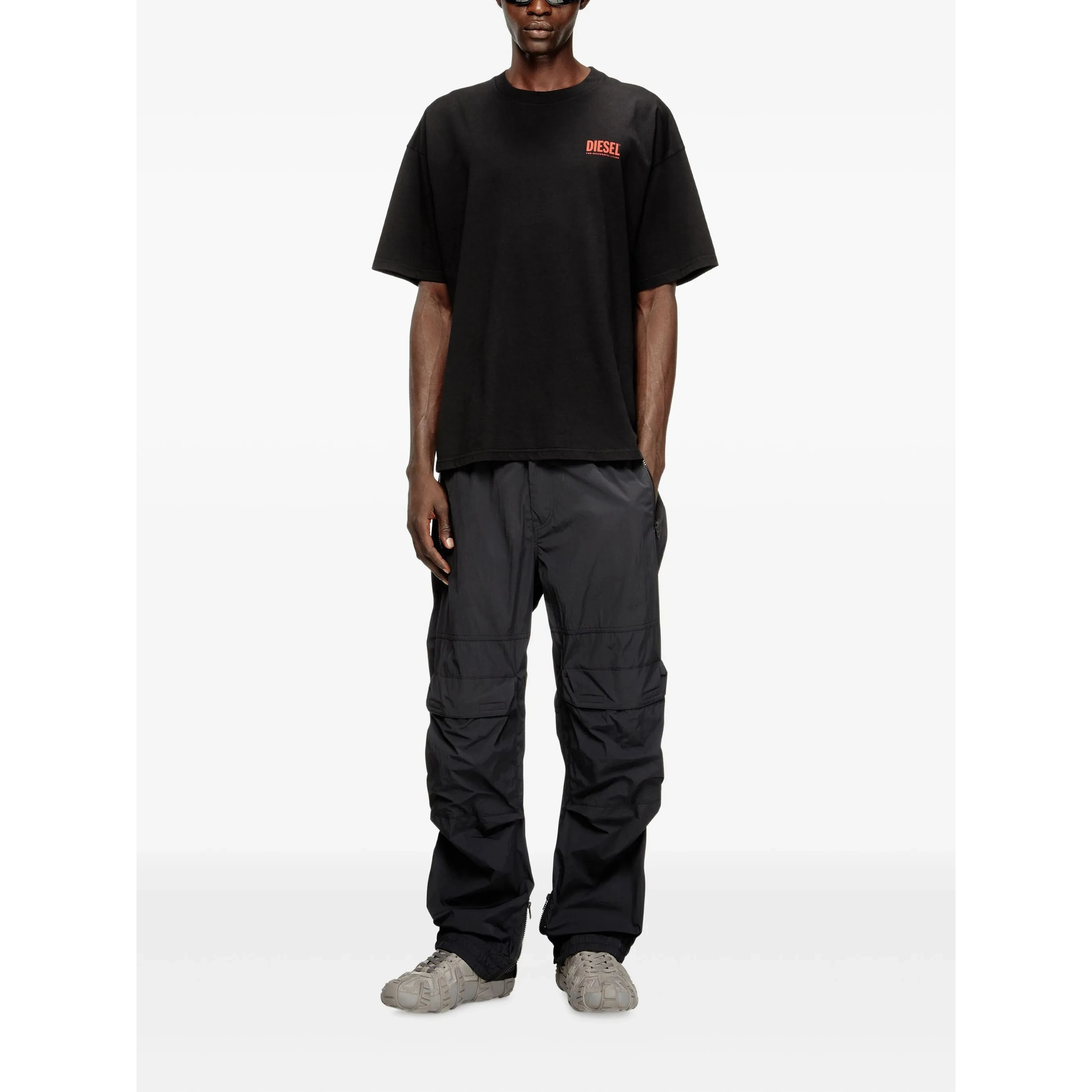 Diesel T-shirts and Polos Black
