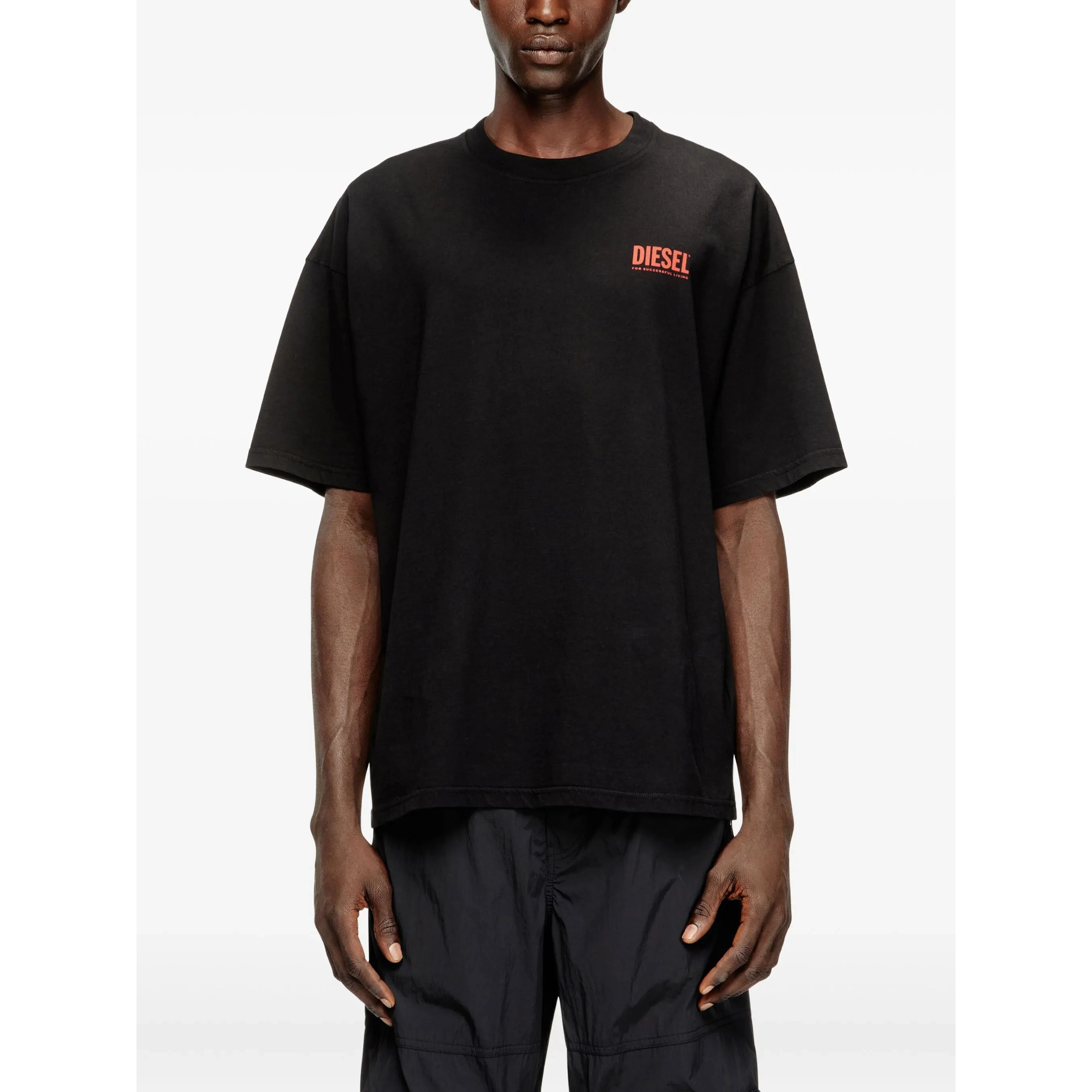 Diesel T-shirts and Polos Black